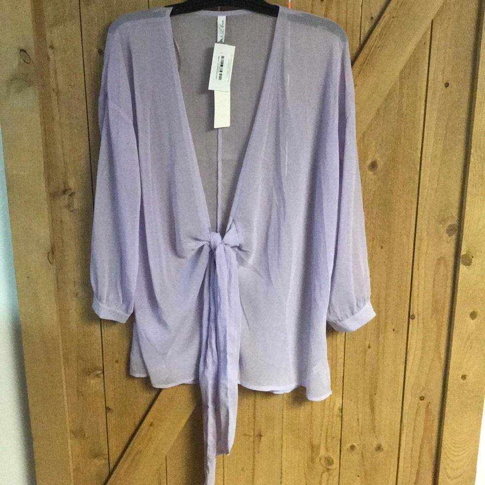 Front-Tie, lavender, boutique Kimono